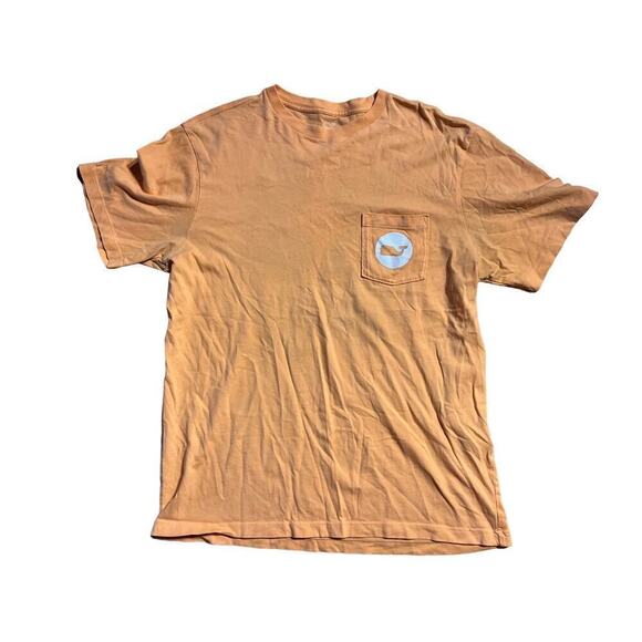 Vineyard Vine's Men's Orange Tshirt. Every Day Should Feel This good. Size Small - Picture 1 of 4